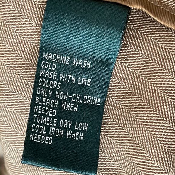 Ralph Lauren | Lightweight Silk Tan Jacket - Picture 12 of 12